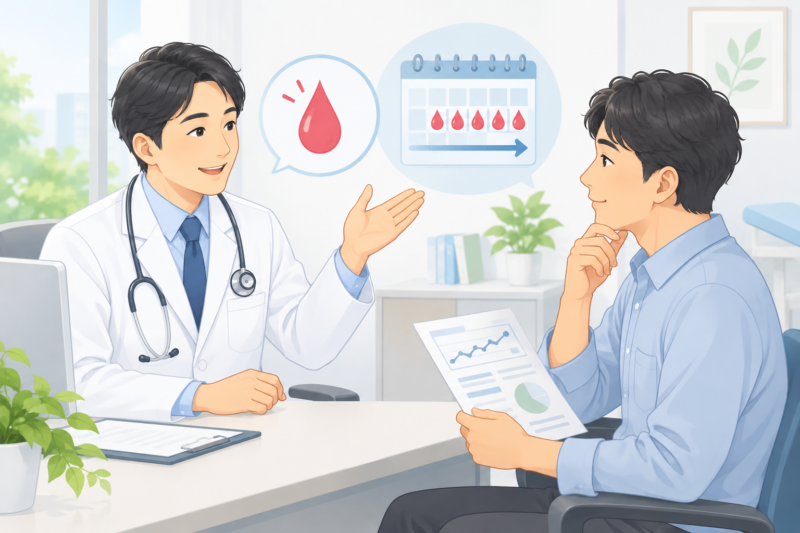 健康診断で糖尿病の疑いと言われたら？検査値の解釈や受診の目安を医師が解説｜新橋・汐留の伊原医院