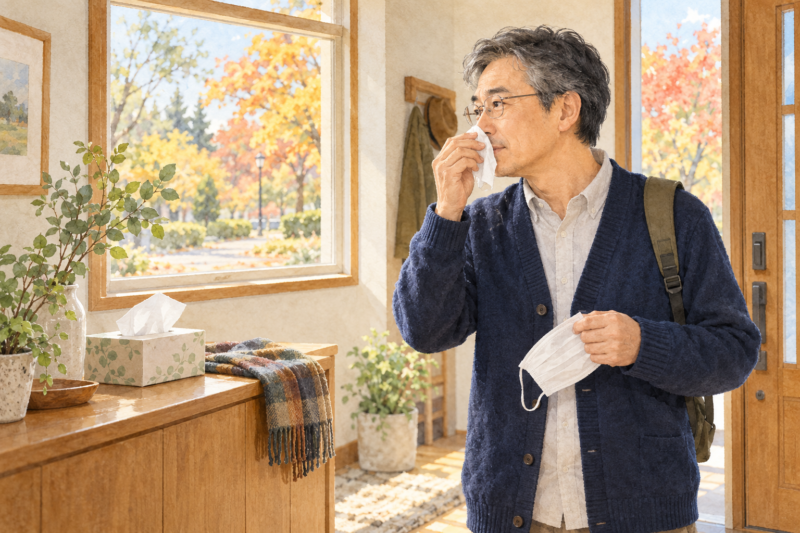 秋のくしゃみ・鼻水は花粉症？10月・11月に多いアレルギー性鼻炎の原因と対策｜新橋・汐留の伊原医院