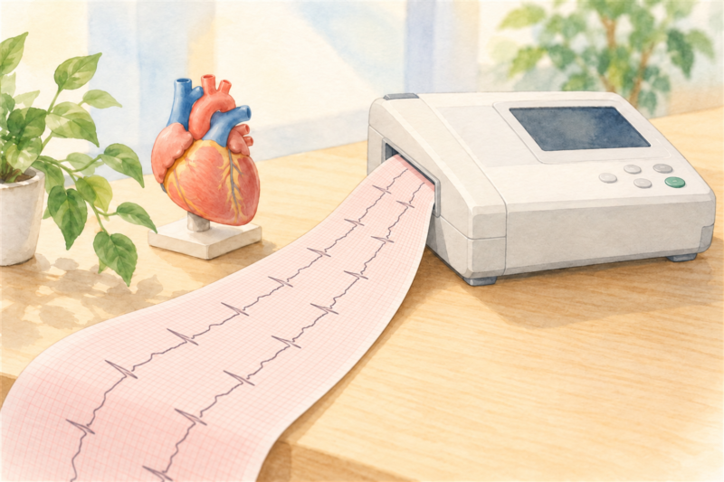 健康診断で心電図の異常を指摘されたら？気を付けるべき症状や受診の基準を医師が解説｜新橋・汐留の伊原医院