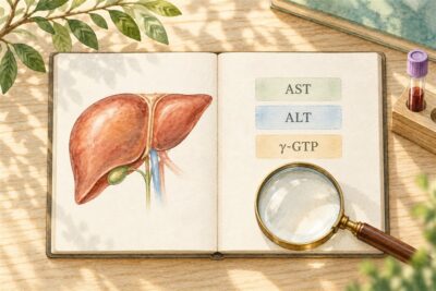 健診でAST・ALT・γ-GTPが高いと言われたら？肝機能異常の原因と受診の目安を医師が解説｜新橋・汐留の伊原医院のアイキャッチ画像