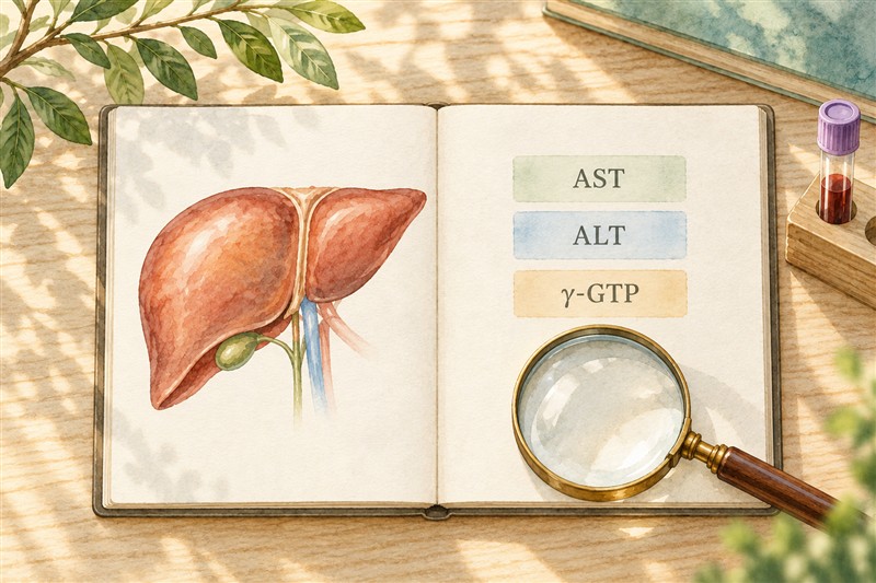 健診でAST・ALT・γ-GTPが高いと言われたら？肝機能異常の原因と受診の目安を医師が解説｜新橋・汐留の伊原医院